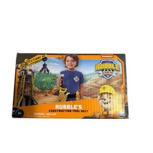 Paw Patrol Rubble's Tool Belt Set - Yellow and Blue NEW Costume Play Set